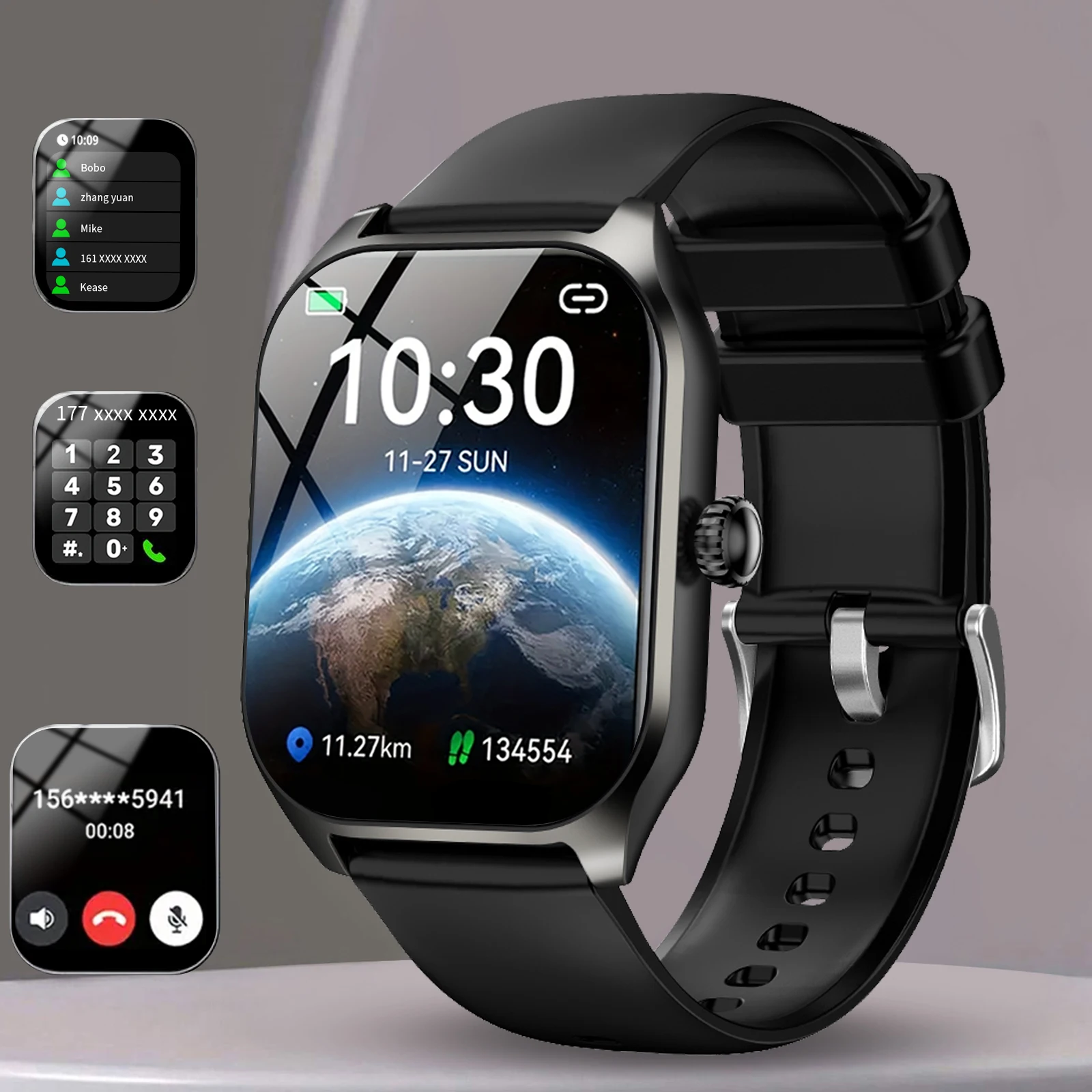 

HOT 1.83-inch Full Touchscreen HD Sports Smartwatch, Unisex, with Wireless Call/Message Alerts Multiple Sports Modes