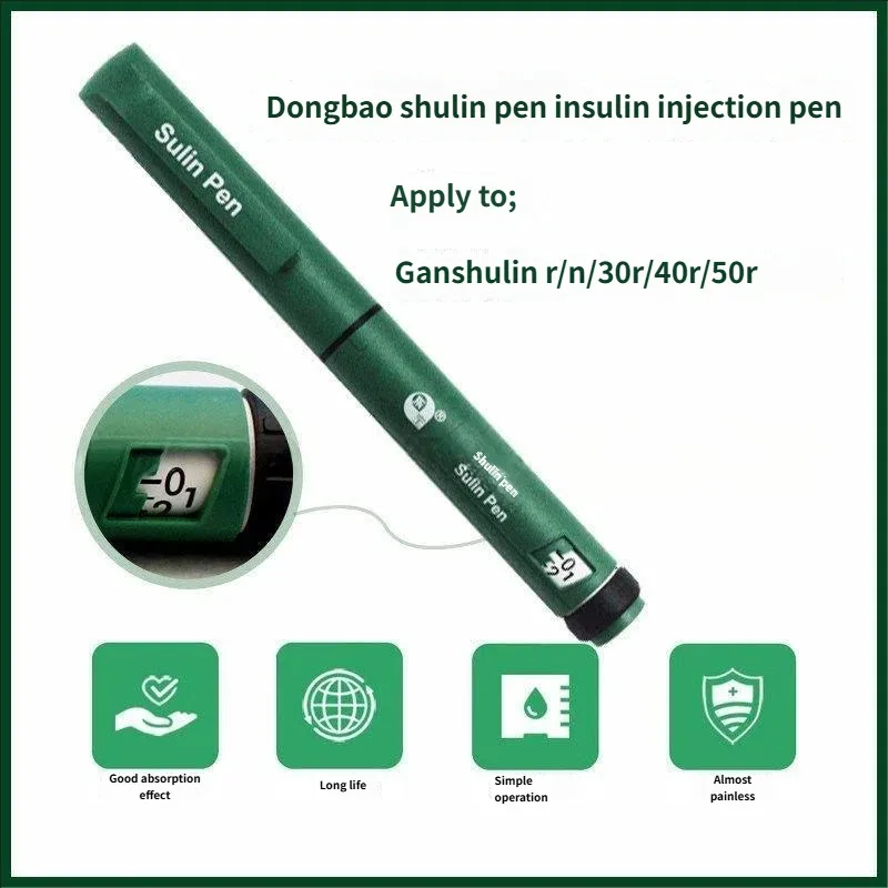 

Sulin Insulin Pen Syringe 3ml Universal Type Diabetes Pen Blood Glucose Insulin Injection R/n/30r/50r Pen