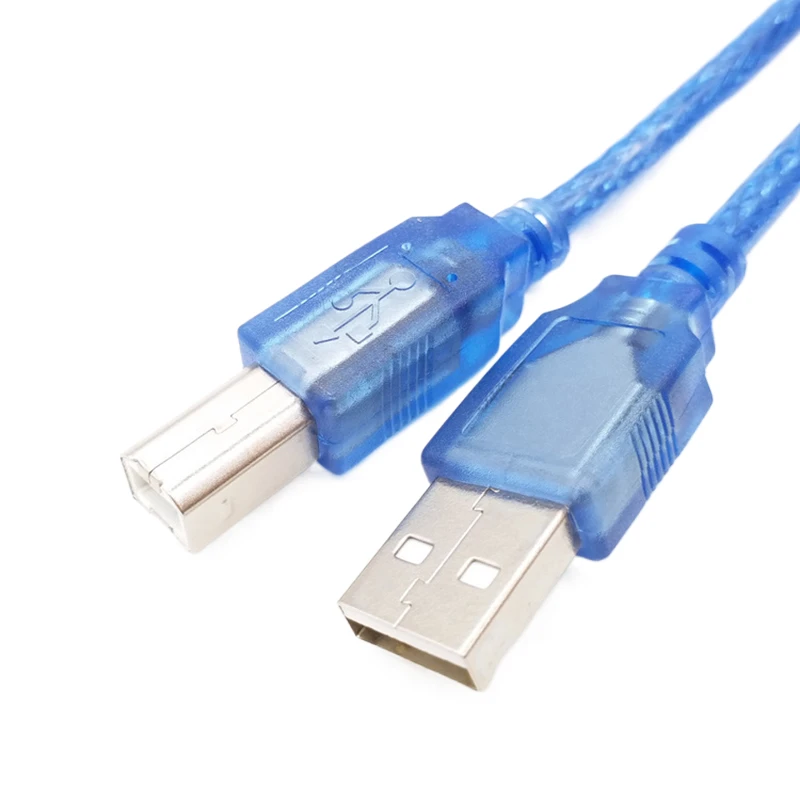 USB 2.0 Printer Cable Type A Male to Type B Male Supports Fast Data Transmission and Charging for Printers Electronic Keyboard