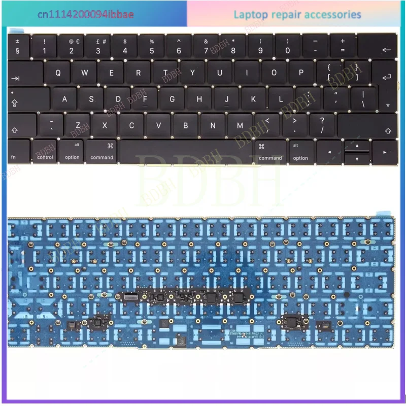 Клавиатура с раскладкой UK для MacBook Pro Retina A1706 A1707 2016 Mid 2017 EMC 3072 3162