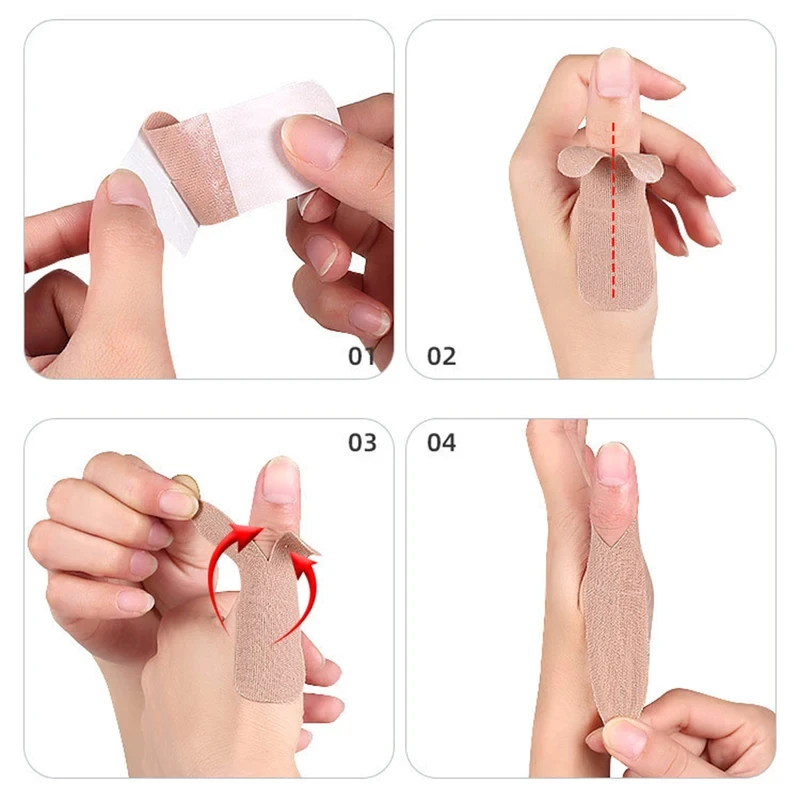 

5/10/20Pcs Hand And Wrist Thumb Joint Patches-Elastic Self-adhesive Sports Tape,For Thumb,Fingers And Toes Protection