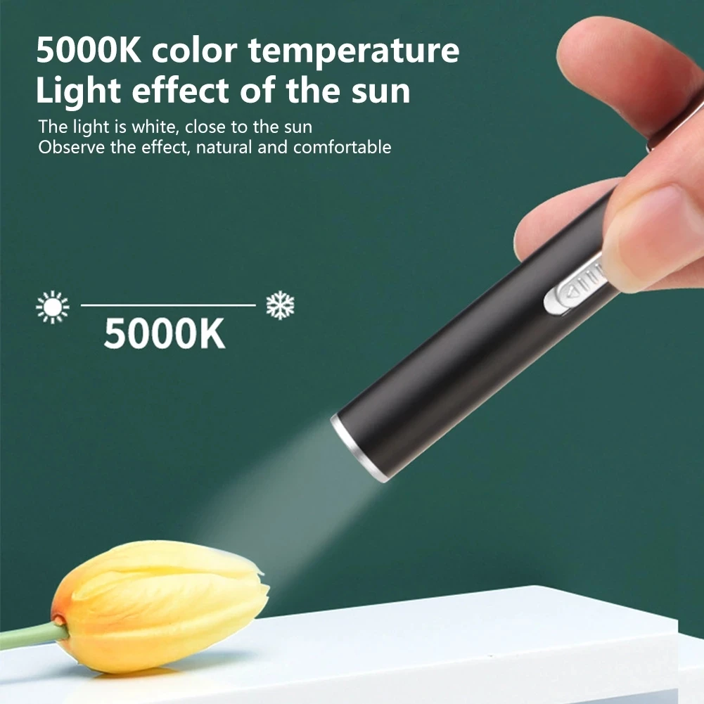USB Rechargeable Medical LED Pen Light Nurse Doctor Flashlight Torch Lamp Pocket Ear Lantern Penlight for Emergency First Aid D2