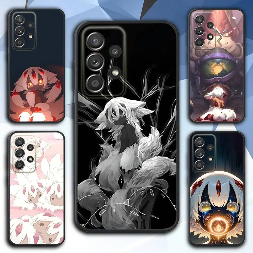 

F-Faputa Made In A-Abyss Phone Case For Samsung S 25,24,23,22,30,21,10,9,Ultra,Plus,Lite,FE,4,5 G Soft Black Case