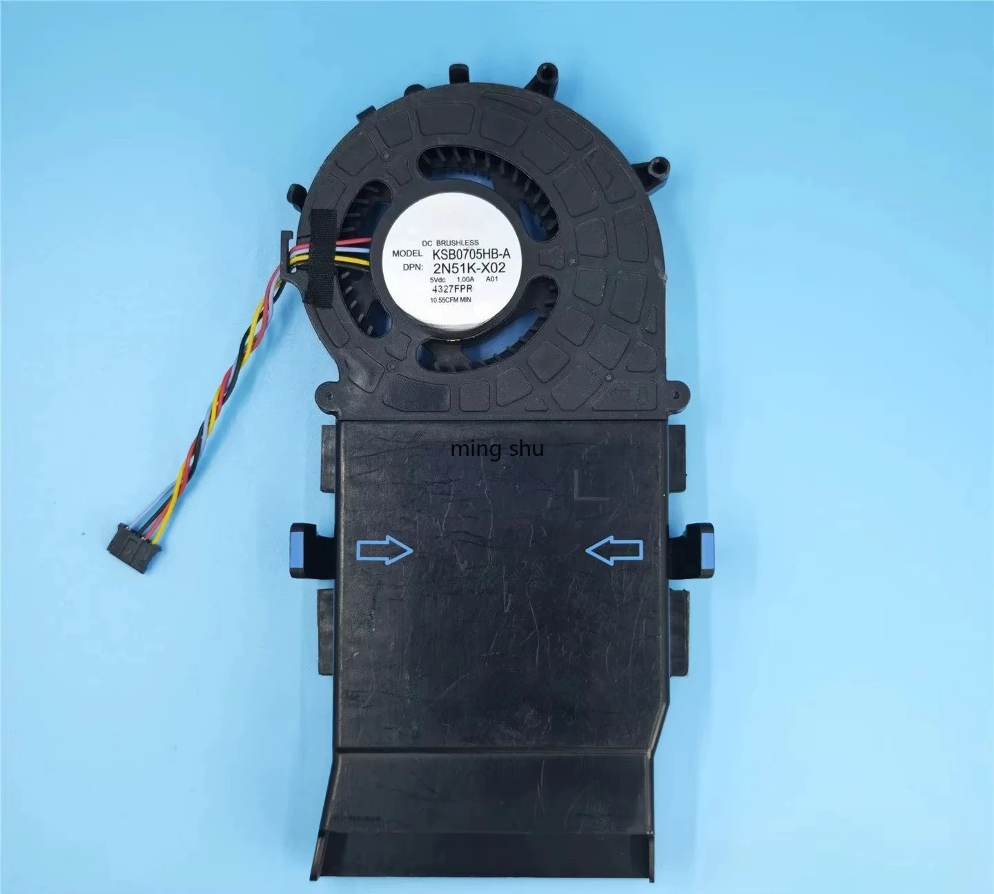 New original radiator for Dell Optiplex 3040 3040M 3060 3060M cooling fan cooler 02N51K 2N51K KSB0705HB-A DC 5V 1.00A