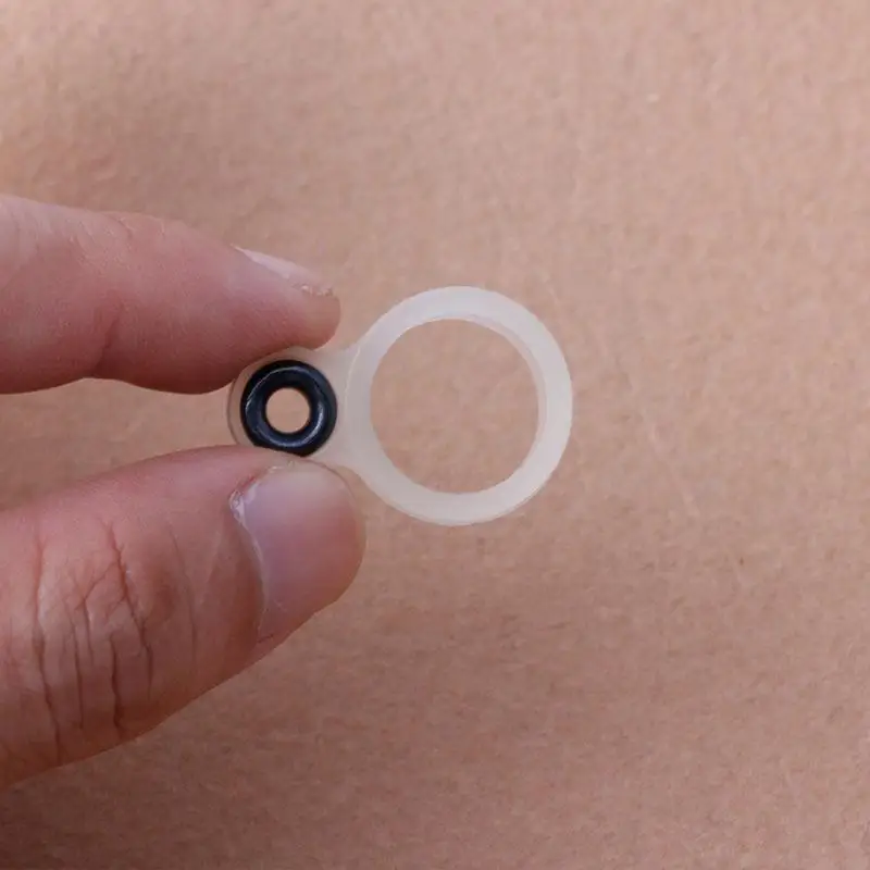 

F68F 14Pcs Fishing Rod Wire Ring Fishing Line Guide Ring Silicone Different Size 1-14