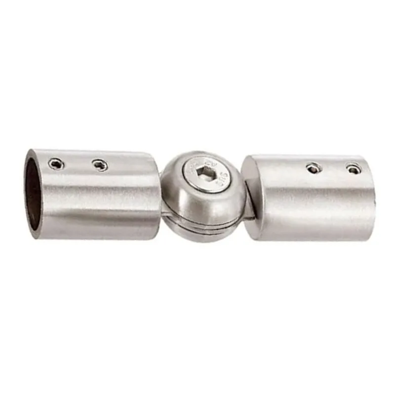 

ABKW-Adjustable Rod Corner Connector Elbow Connector Shower Room For Bay For Window(19Mm Brushed).