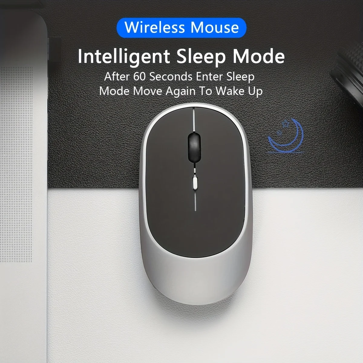 Bluetooth-Compatible Wireless Mouse 2.4Ghz Rechargeable Ergonomic Mouse Gamer Mice For Tablet Mac PC Computer Laptop Accessories