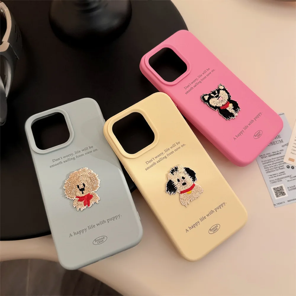 

Cute animals suitable for Apple 16pro phone case for women 15 invisible double brackets 14 anti drop 13 silicone cover