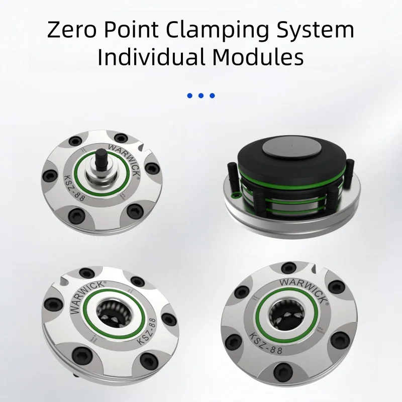 Zero Point Pallet System KSZ88 Individual Modules Automated Workholding Pneumatic High Quality for CNC Center Light Duty Cutting