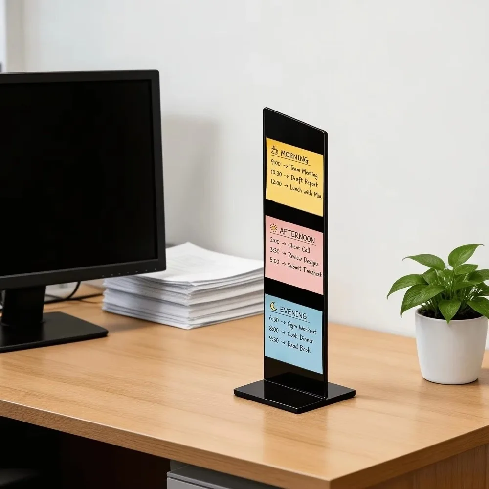 Langlebige Acryl-Memo-Tafel, a – Sticky Memo Holder Bewertung und Preis