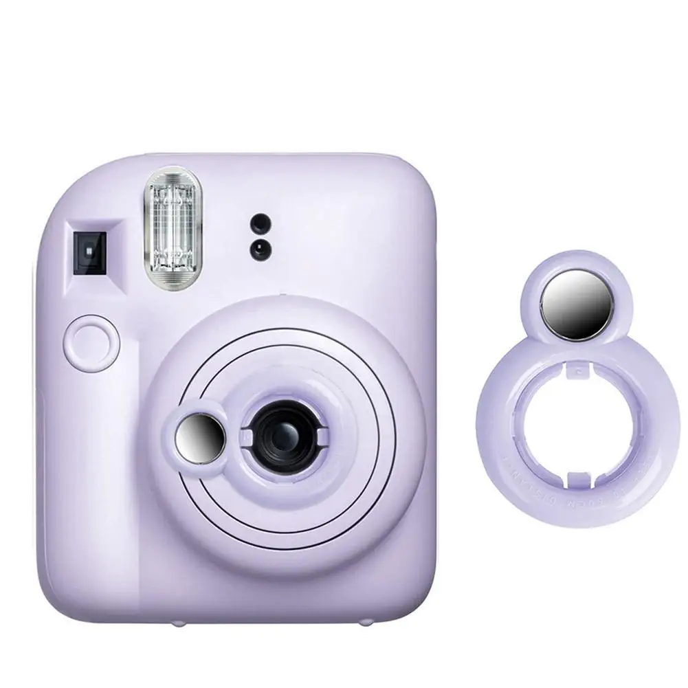 Lustro do selfie dla Instax Mini 12. Aparat natychmiastowy Filmowy Lustro do selfoportretów Obiektyw z bliska Kolory Macaron Akcesoria do aparatu do