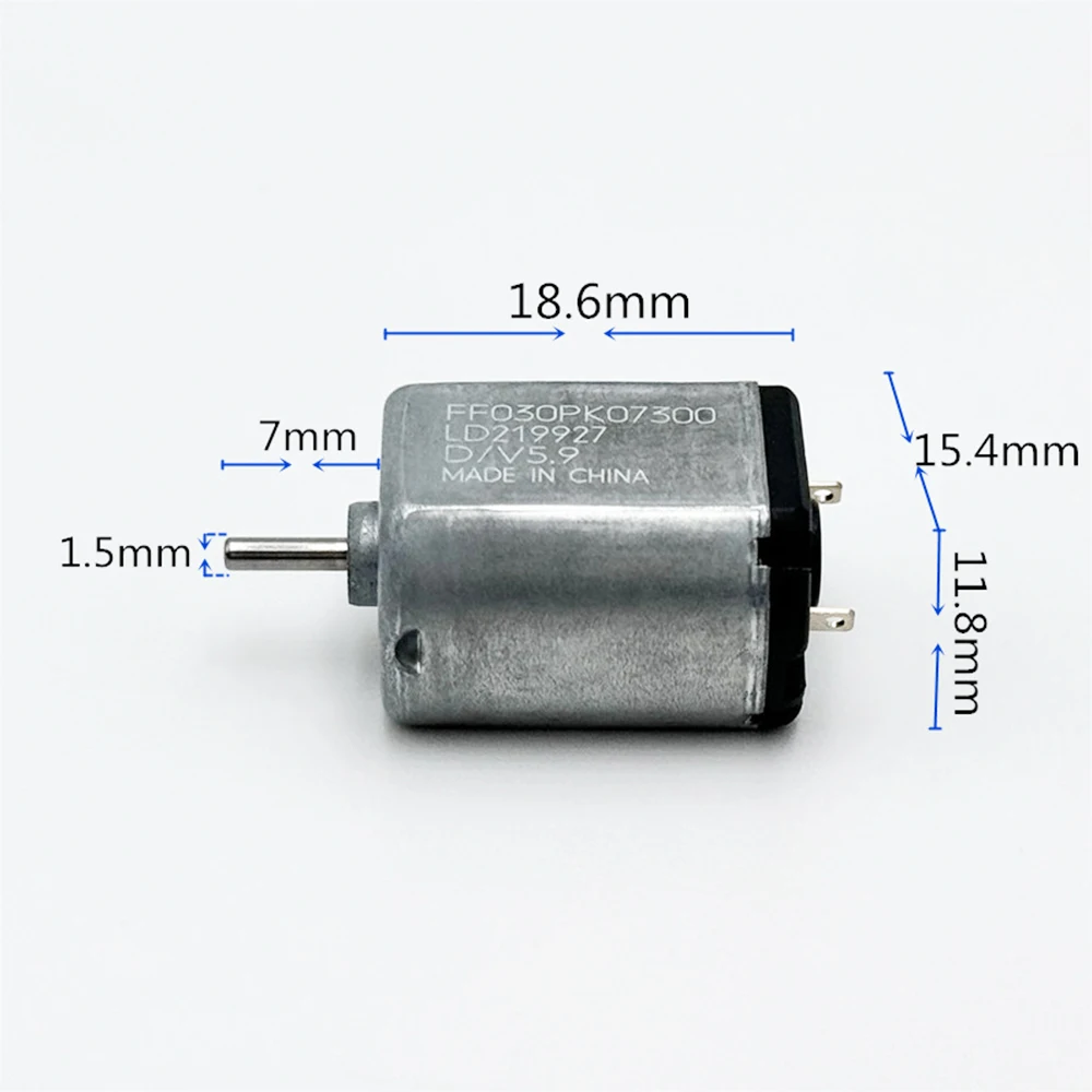 MABUCHI DC 3V 3.7V 6V 9V Micro 030 Motor High Speed 12000RPM Small Engine Low Noise for Electronic Door Lock/Toy Car Boat Model