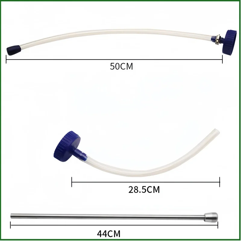 4L Livestock Milk Feeding Bottle Cow Sheep Oral Fluid Medicine Feeder Stainless Steel