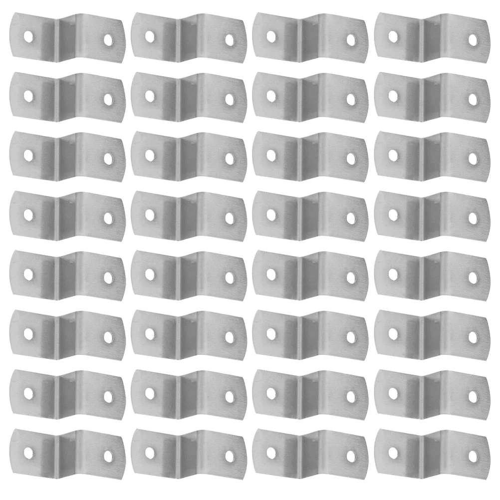 50 Pcs Corner Code Hardware Hook Canvas Clips for Picture Framing Shelf Brackets Z Table Tops Heavy Duty Frame Braces