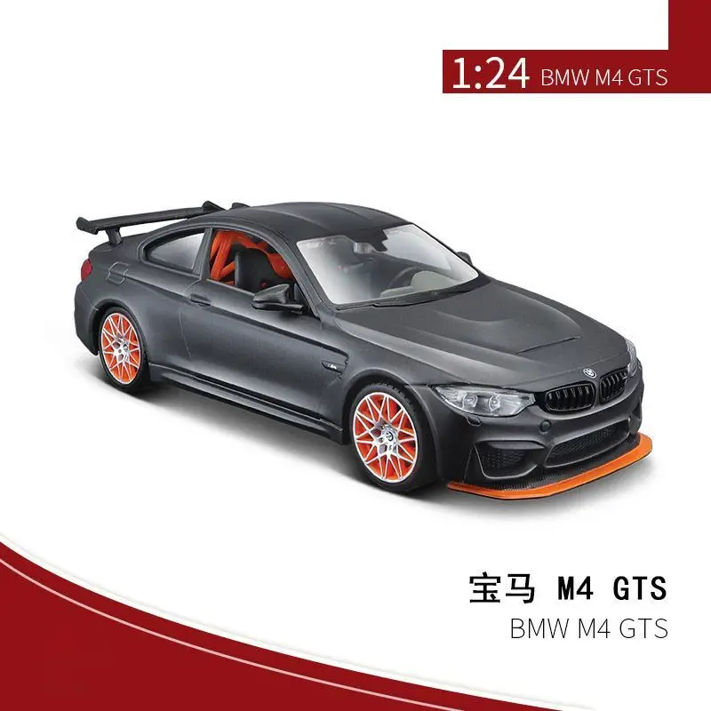 Maisto Original Genuine 1/24 BMW M4 GTS Equal Scale Simulation Alloy Car Model Multi-open Design Collectible Boys Toys