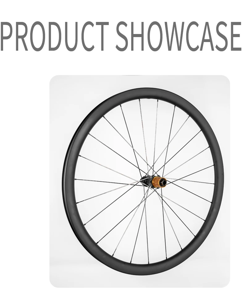 35mm 38mm 40mm 57mm 77 ROAD Carbon-Laufradsatz für Kletterfahrten Ohne Logo 700C Laufrad 12x100/12x142mm Gravel, Rennklasse Center Lock Scheibenbremse – Detail 8