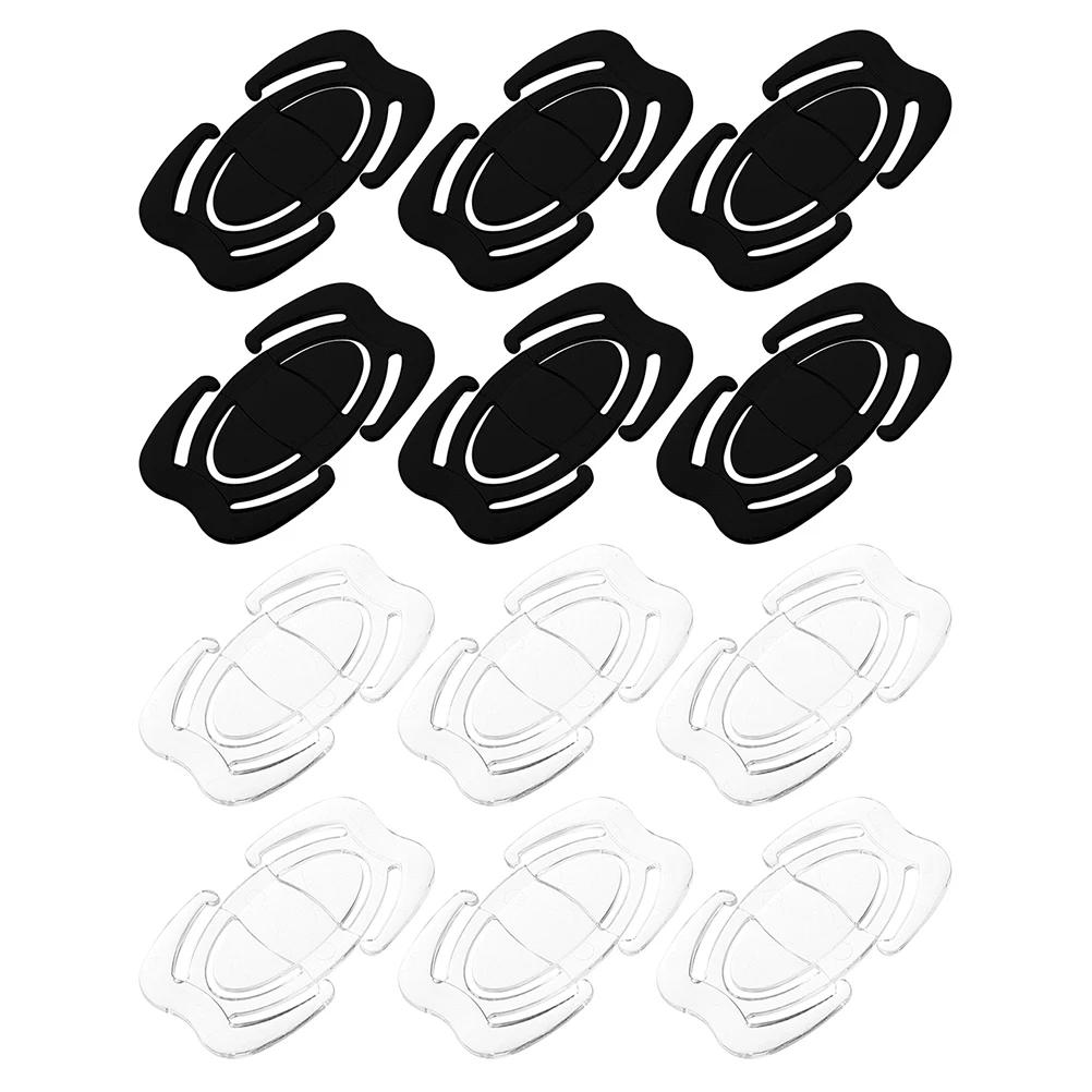 

12pcs Invisible Anti-Slip Hooks For Women Transparent Holder Hook Sports Daily Wear Secure Fit Accessories Conceal Supplies