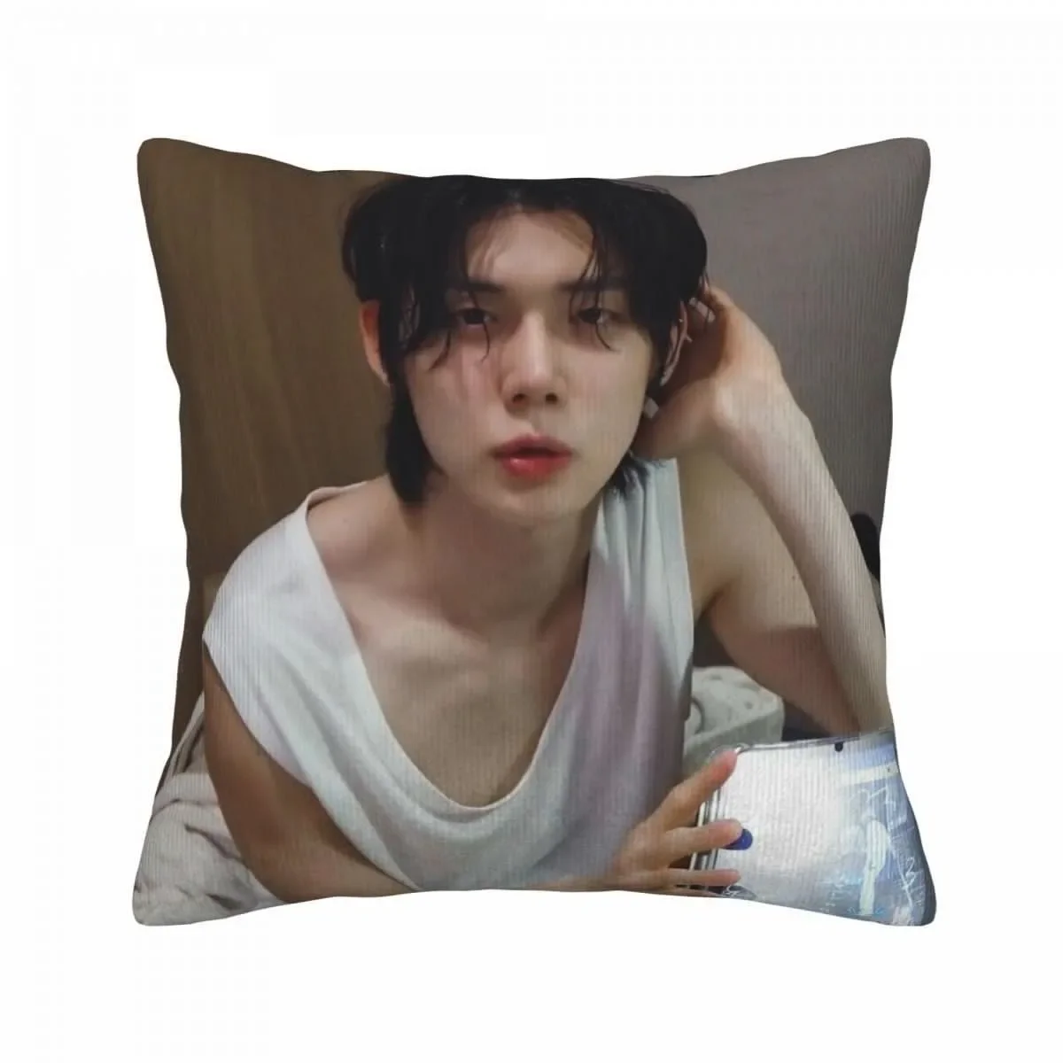 TXT YEONJUN Magazine Cover Poster Double-sided Printed Pillowcase Cui Ranjun Lifestyle Photos Picture Home Decor Cushion Cover