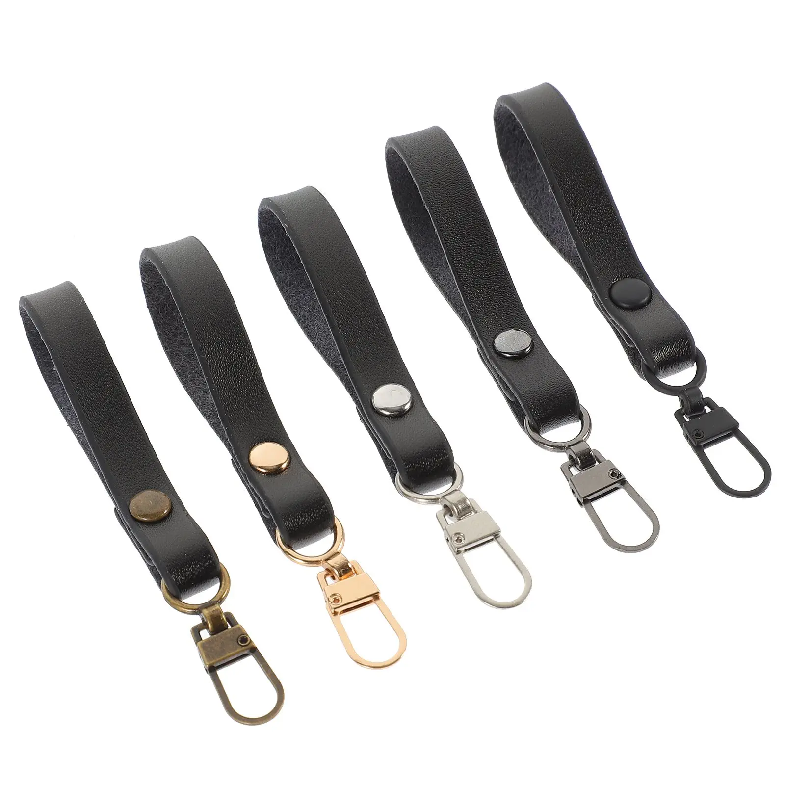 

5Pcs Zipper Pull Replacement Repair Kit Cowhide Second Layer Durable Practical Detachable Universal Fix Bag Coat Accessories