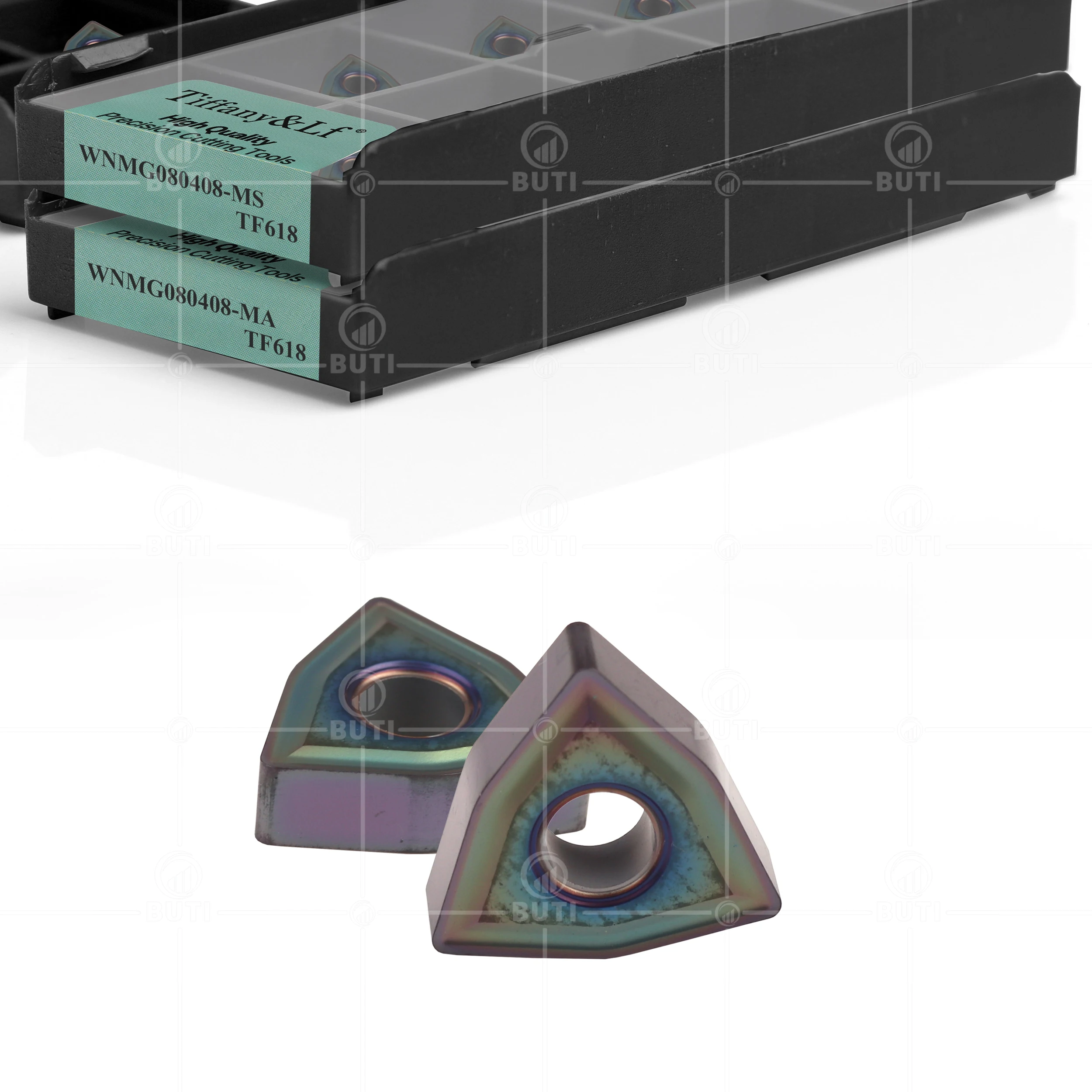 Imagem -03 - Deskar 100 Original Wnmg080404 Wnmg080408 ma ms mm Tf618 Inserções de Aço Temperado Cnc Torno Cortador Corte Ferramentas Torneamento Externo