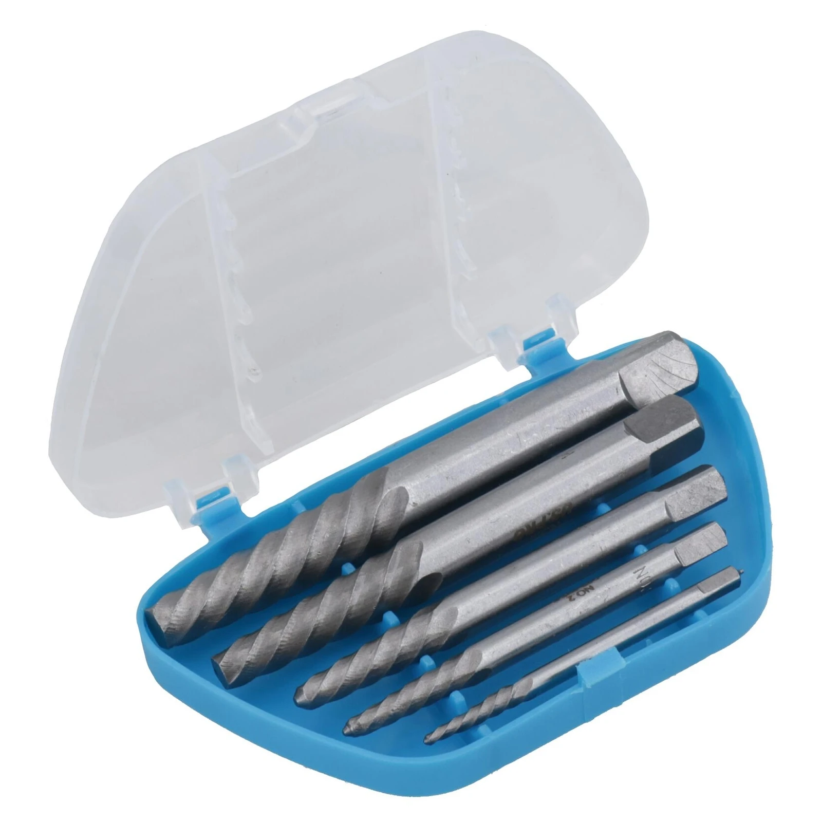 Hexagonal shank broken head screw extractor for removing rusty screws, sliding wire hand drill special tool, reverse wire set