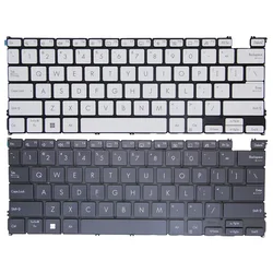 100%New US/Russian For Asus Zenbook 14 OLED UX3402 UX3402Z UX3402ZA UX3402VA UM5302T UM3402 NSK-UA74LN Laptop Backlight Keyboard