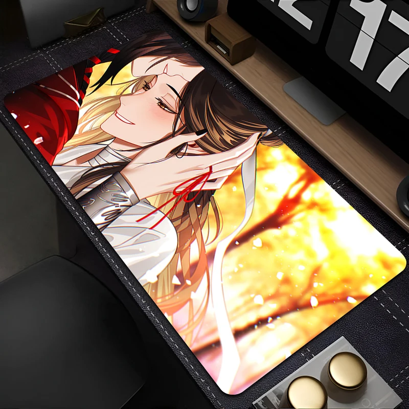 Mouse Pad Office PC Gaming Accessories Keyboard Pad Laptop China Anime HD Print Mousepad Tian Guan Ci Fu Extended Desk Mouse Mat