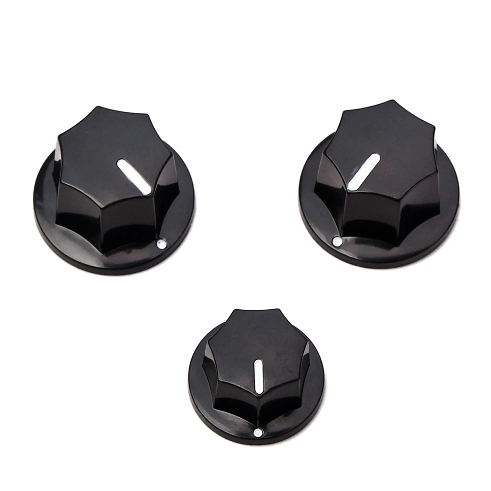 6Pcs Control Knob Volume Audio Control Knobs for Jazz Bass Electric Guitar Parts