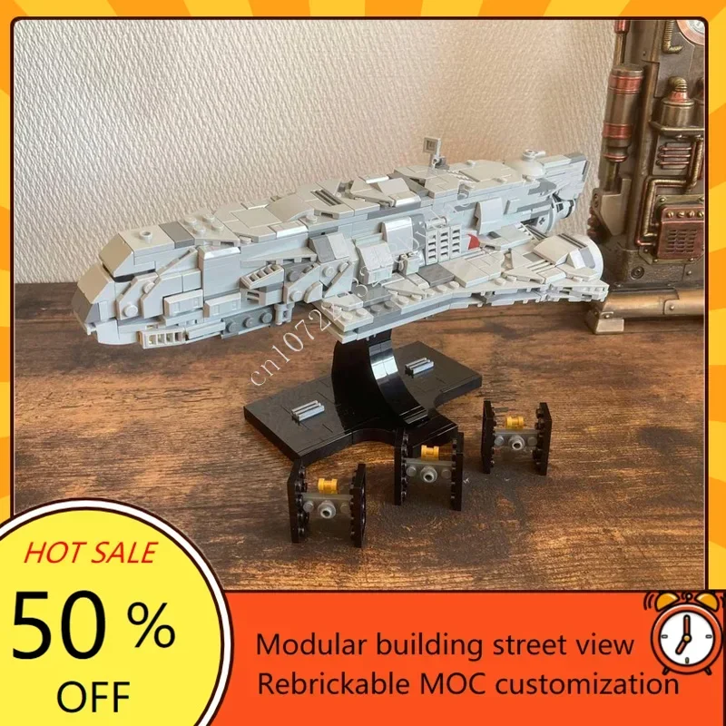 691 Uds Gozanti-Class Cruiser Midi-escala guerra espacial militar MOC nave espacial modelo de batalla rompecabezas personalizados DIY modelo educativo ToyGift