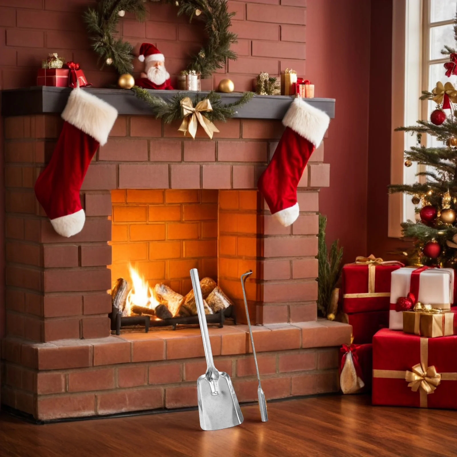 

Железная лопата для камина и золы, набор из 3 предметов для инструментов для чистки плиты, обработка дров, угольная лопата, садовая утилита, набор серебряного огня