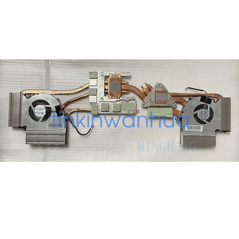 M   For MSI GE75 GP75 MS-17E8 GTX1650 CPU GPU Cooling Radiator Heatsink with Fan