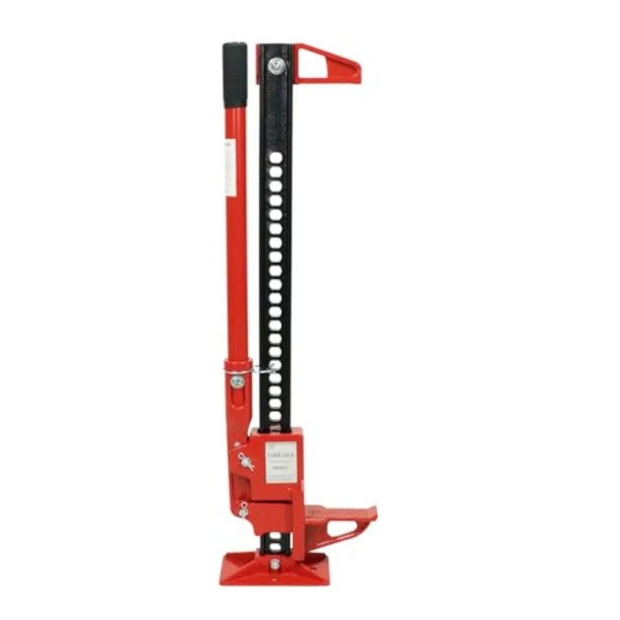 

Домкрат MERXENG 33 с храповым механизмом для бездорожья и фермерских работ - грузоподъемность 3 тонны (6000 фунтов), сверхпрочная стальная конструкция, подъем от 6 до 27,5 дюймов для тракторов