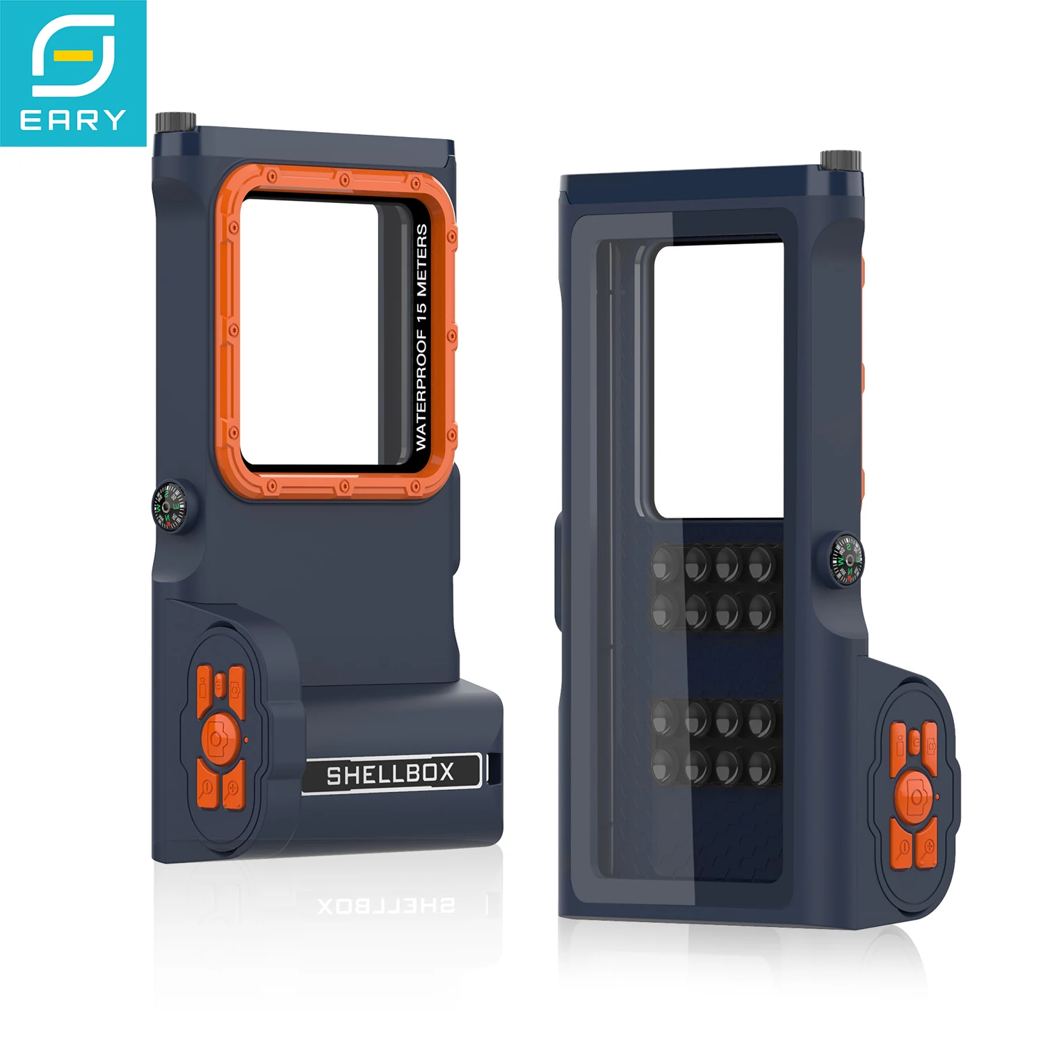 

Eary Underwater Snorkeling Diving Phone Case for iPhone 17 16 Samsung S25 (50ft/15m) Dive Waterproof Case Underwater Photo Video