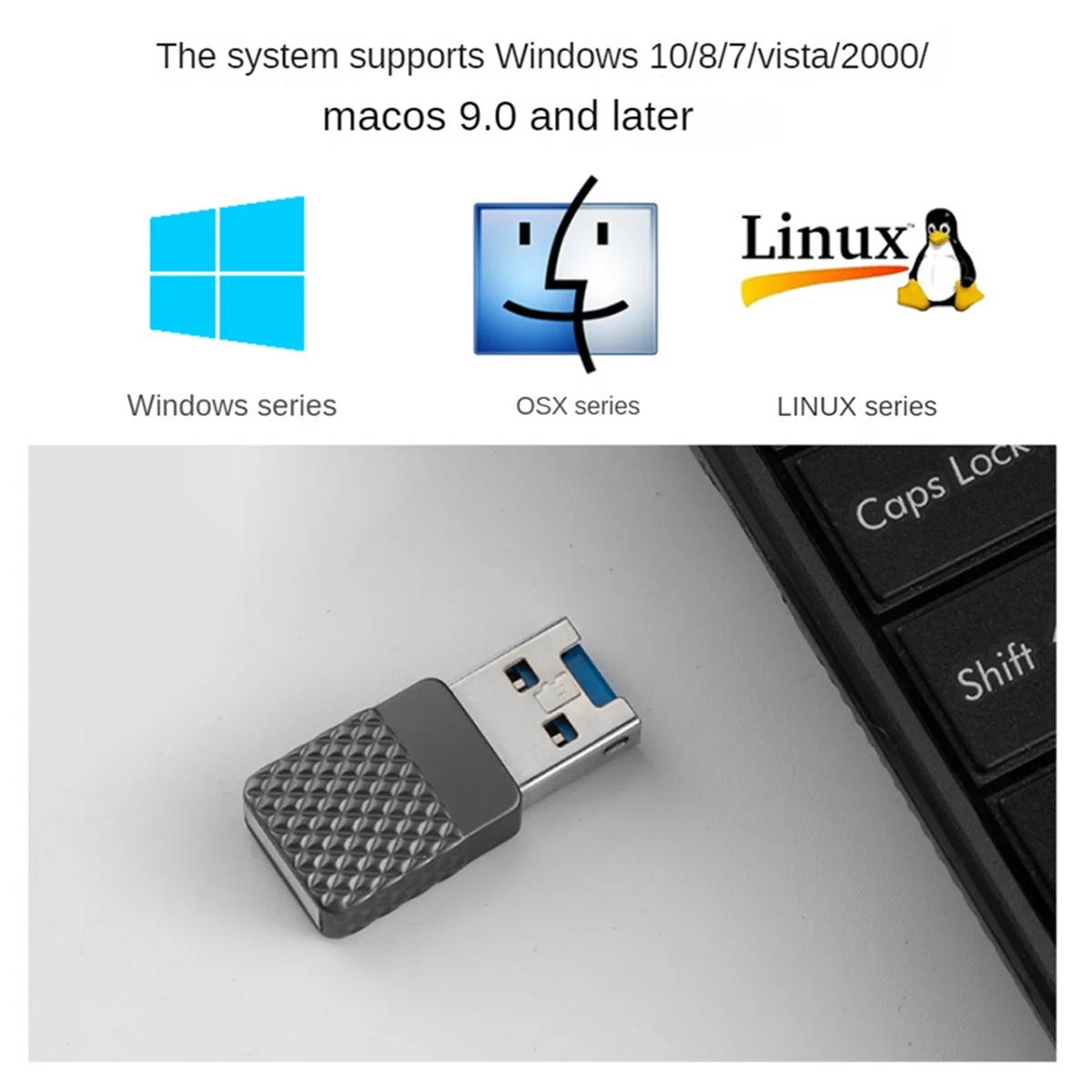 BFYLW USB 3.0 قارئ بطاقات الذاكرة محول قارئ بطاقات TF للبطاقات/TF قارئ بطاقات محول جهاز كمبيوتر شخصي والكمبيوتر المحمول