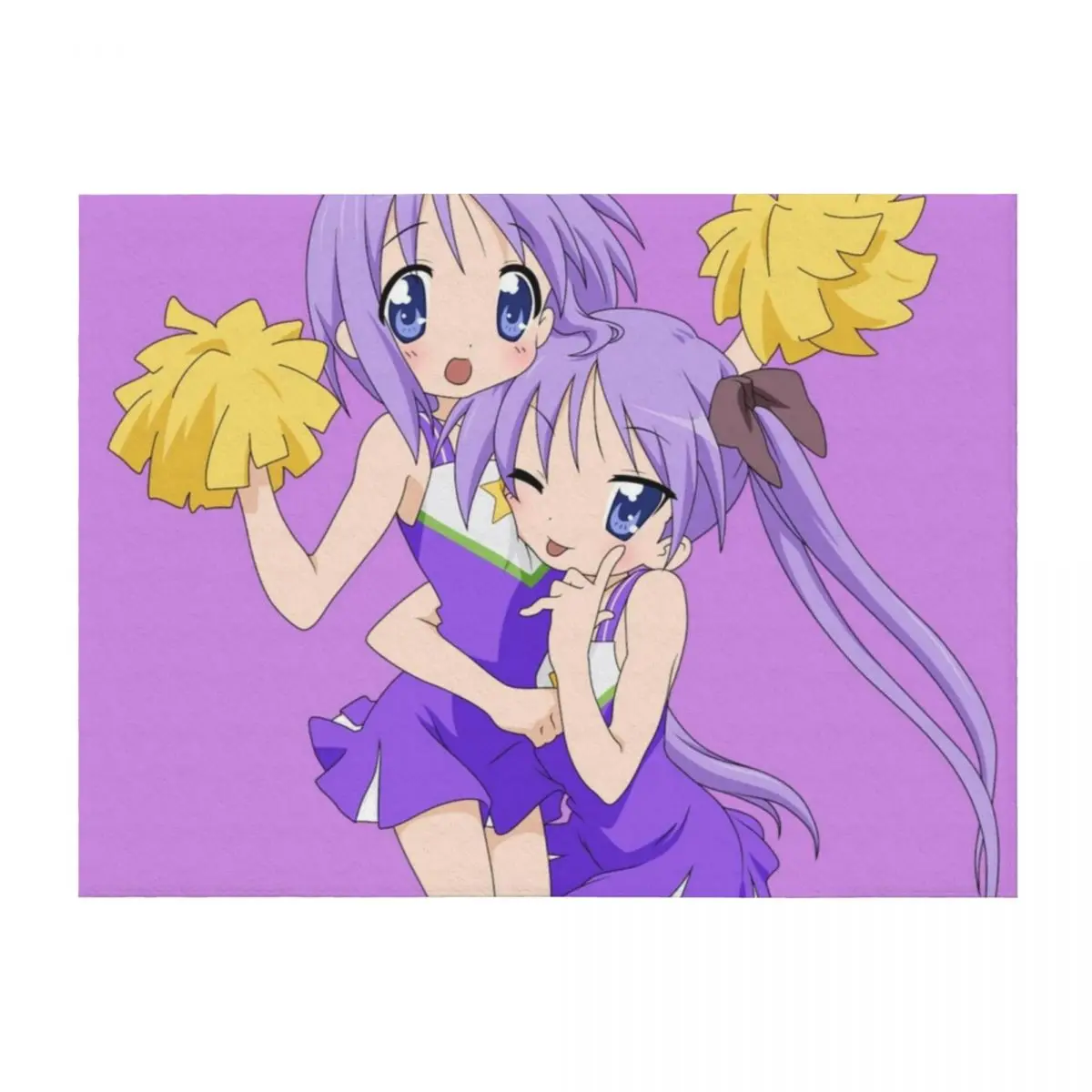

Hiiragi Tsukasa & Hiiragi Kagami (Lucky Star) Throw Blanket Sleeping Bag christmas decoration Sofa Quilt Luxury Throw Blankets