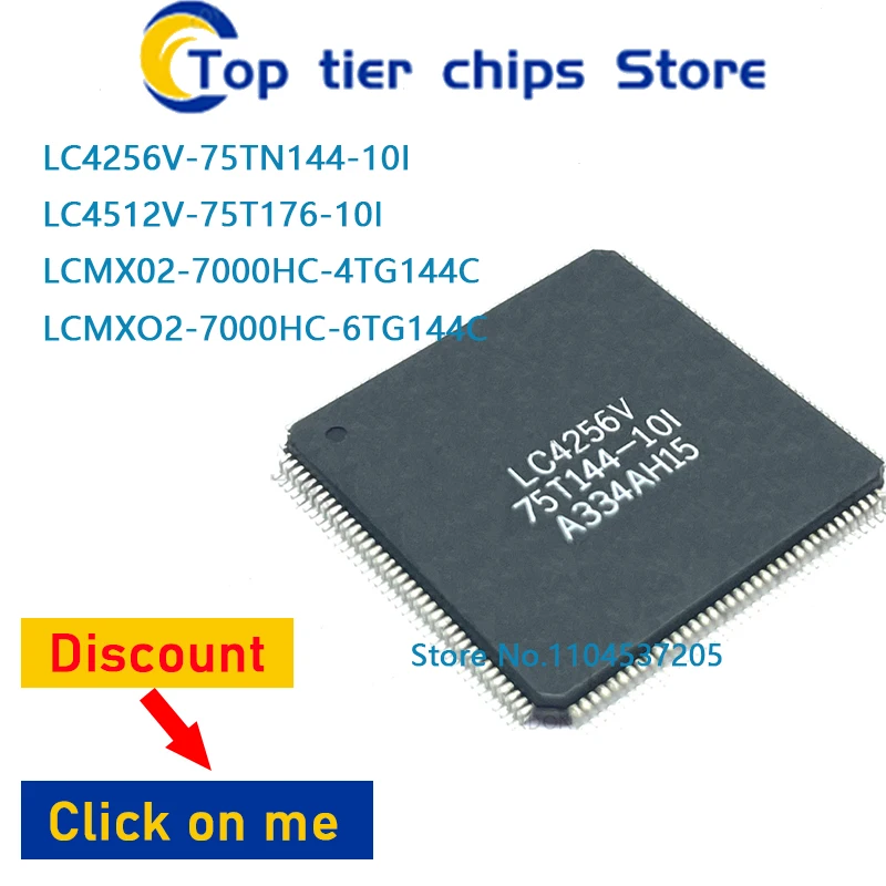 1~5PCS/LOT  LC4256V-75TN144-10I LC4512V-75T176-10I LCMX02-7000HC-4TG144C LCMXO2-7000HC-6TG144C QFP144 100% NEW