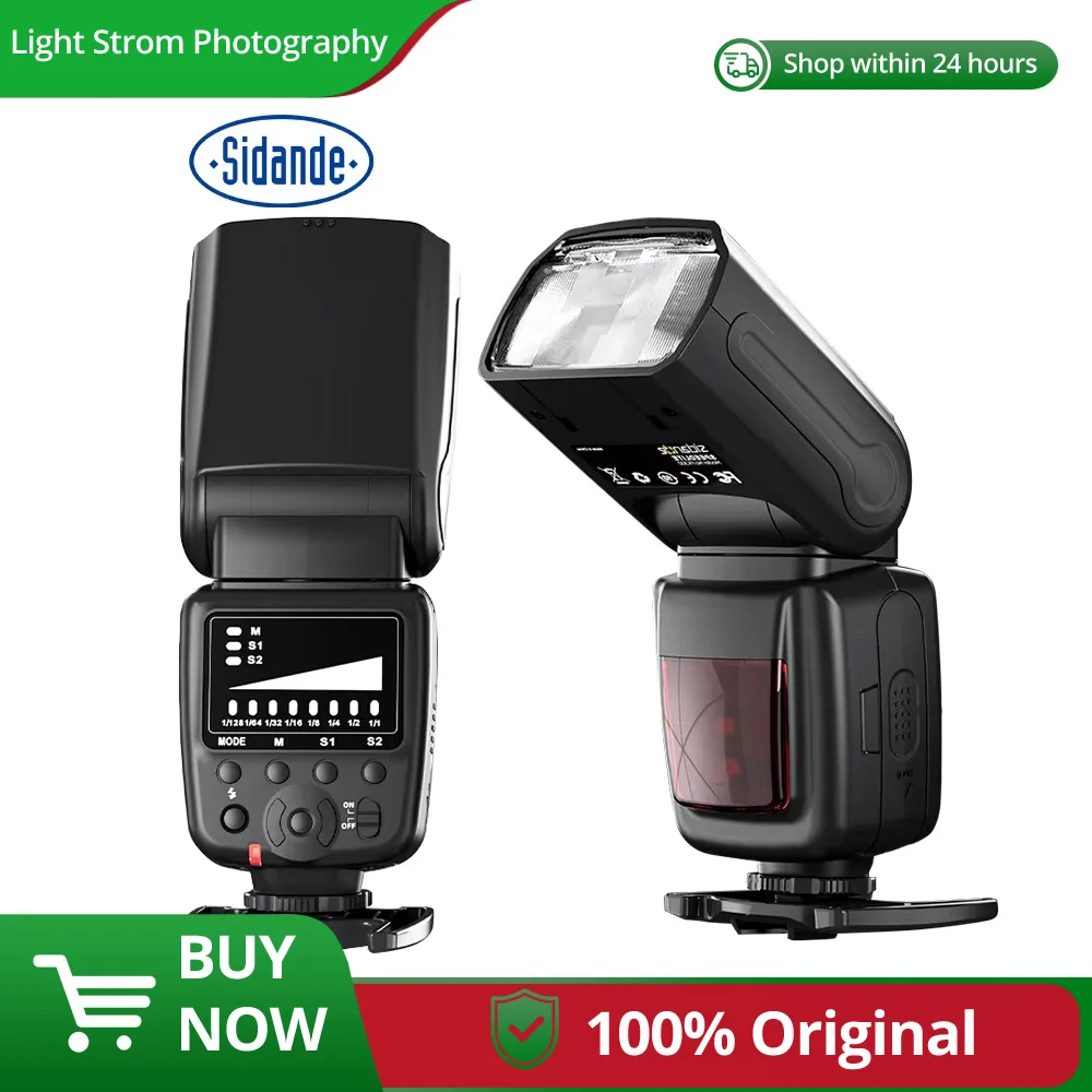 

SIDANDE Flash FK300II 2.4G Wireless Camera Flash Speedlite for Canon Sony Nikon Pentax Fuji