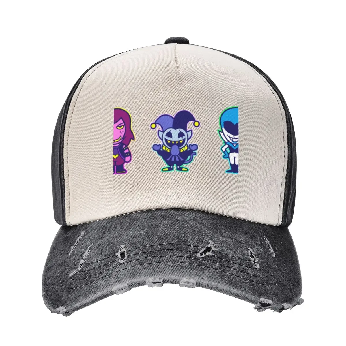 Deltarune set 3 Baseball Cap Sun Cap Luxury Brand Hood Men's Caps Women's