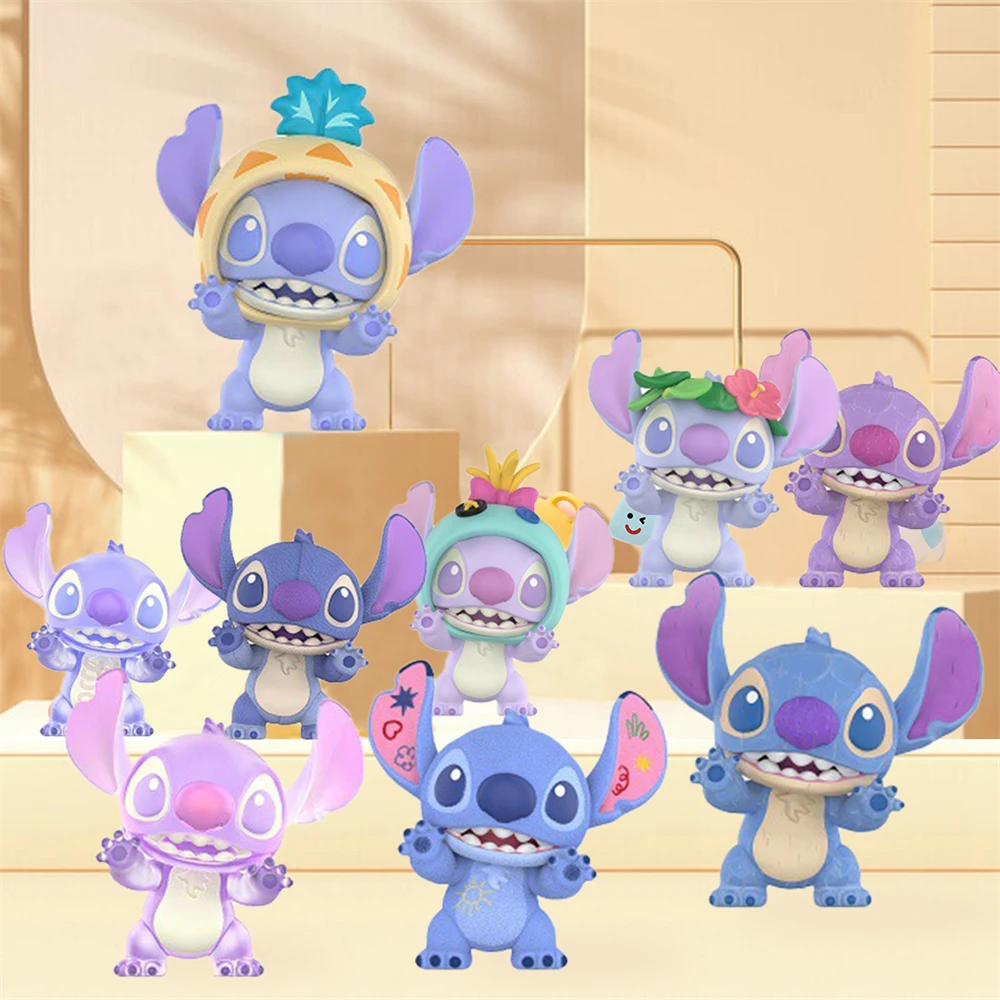 ディズニー ステッチ 多機能 クールシリーズ ブラインドボックス サプライズ アクションフィギュアセット 手作りキャラクター モデル 誕生日プレゼント
