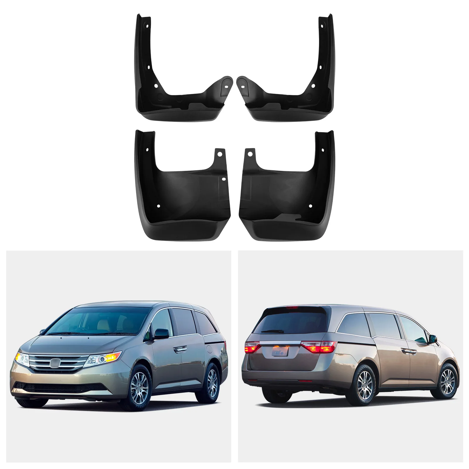 

Mud Flaps Fender For Honda Odyssey US Version 2014-2017 Front Rear Wheel Mud Fender With Screws Car Mudguards
