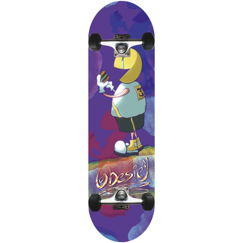 31.5Inch Maple Double Wishbone Skateboard Set Suitable for Outdoor Sports Can Be Customized