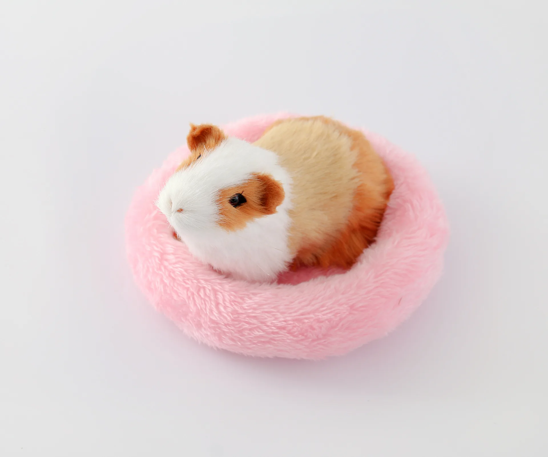 Hamster-Bettmatte, Haustier-Nest, Plüsch, weich, warm, Unterlage, Haustierbedarf, Schlafmatte für Hamster, Igel, Chinchilla, Kaninchen, Kleintiere – Detail 6