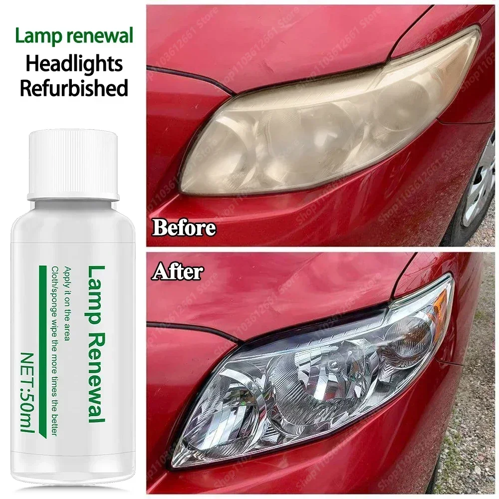 Headlight Refurbishment Car Lamp Polishing Cleaning Remove Stain Greasy Dirt Headlight Anti Fog Waterproof Dustproof Agent