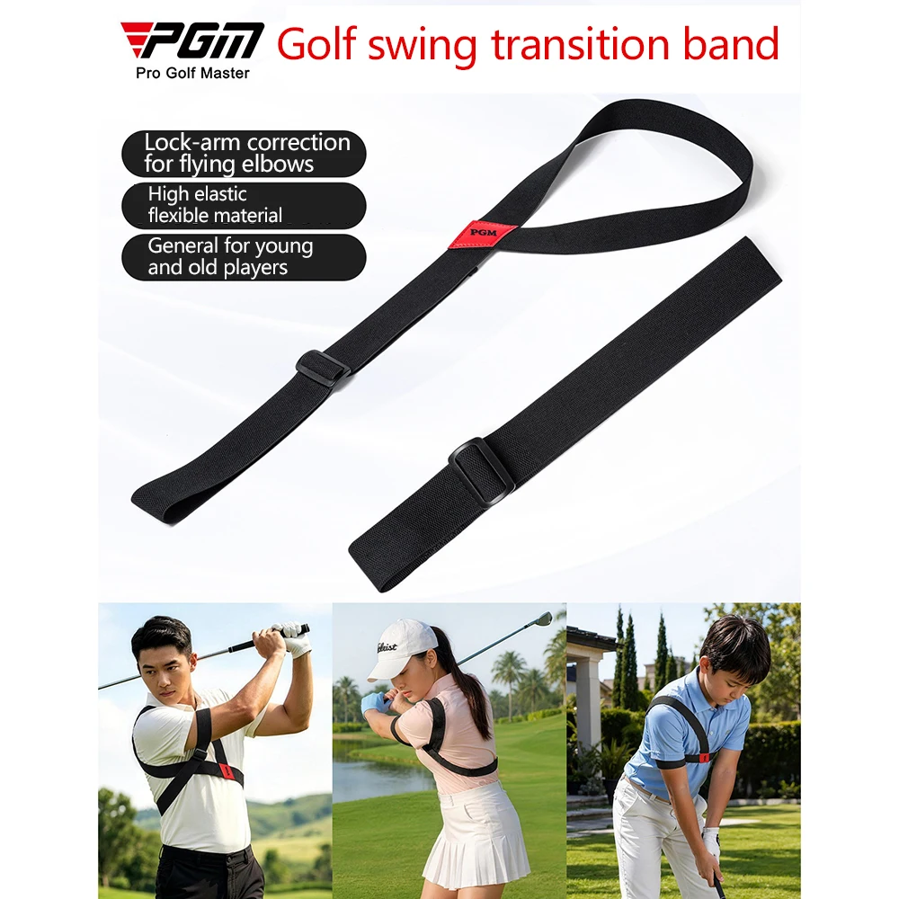 PGM Golf-Schlagtrainer, Anti-Flug-Ellbogenband, Maßgefertigtes Schwungkorrektur-Armband, Golf-Schlagtrainingshilfe für Männer, Frauen und Anfänger – Detail 1