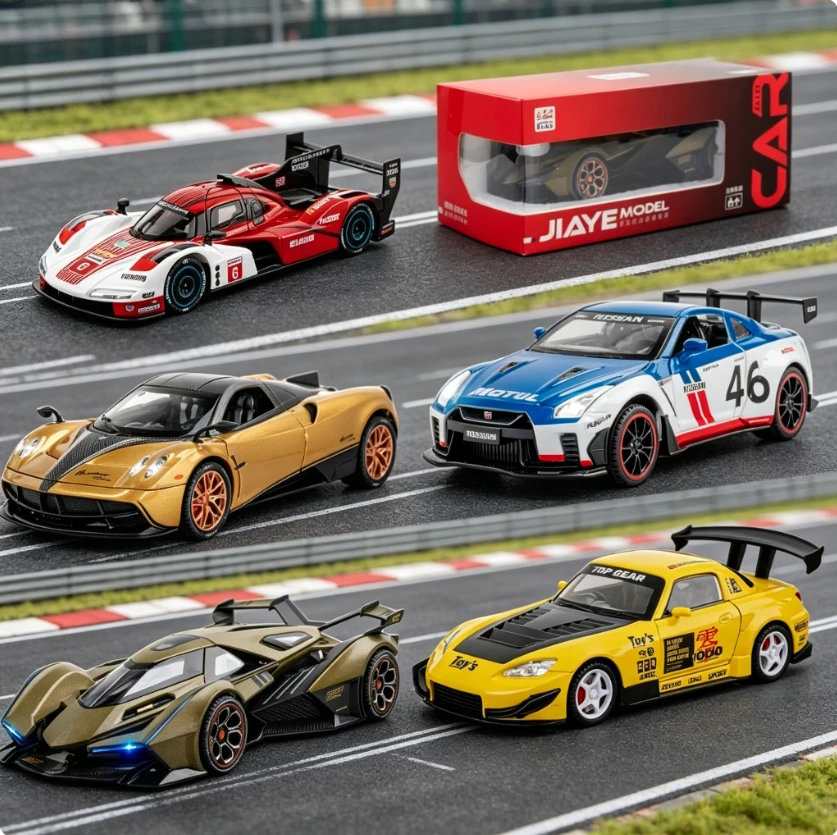 1:24 Series Wrangler Cobra Bull Demon King Hellcat Alloy Sound and Light Car Model，Perfect Birthday Gift for Boyfriend