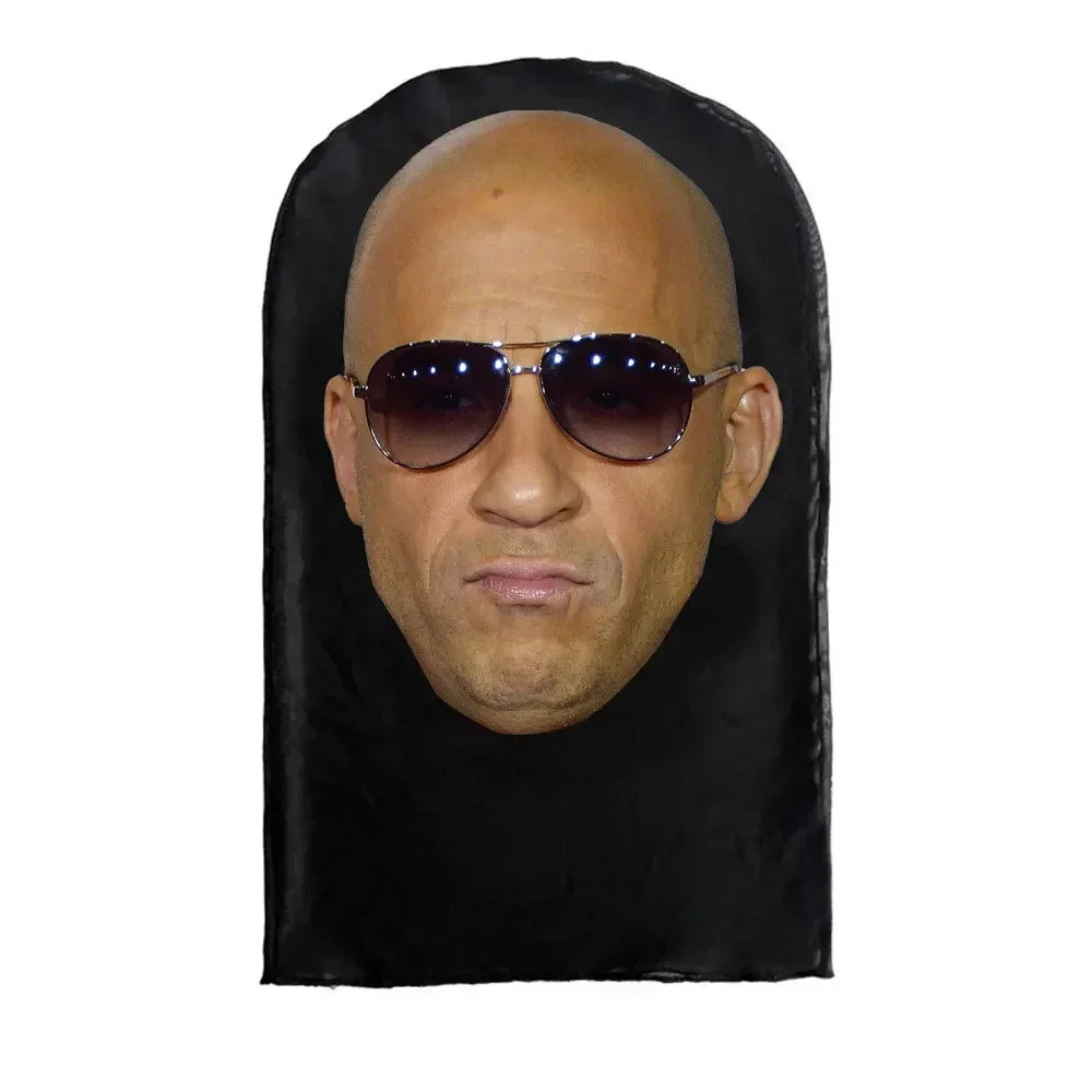 Cosplay 3D Gedrukt Kanye Masker Stretch Mesh Volgelaatsmasker Mannen Vrouwen Rollenspel Hoofdtooi Halloween Mode Bivakmuts Hoofdtooi
