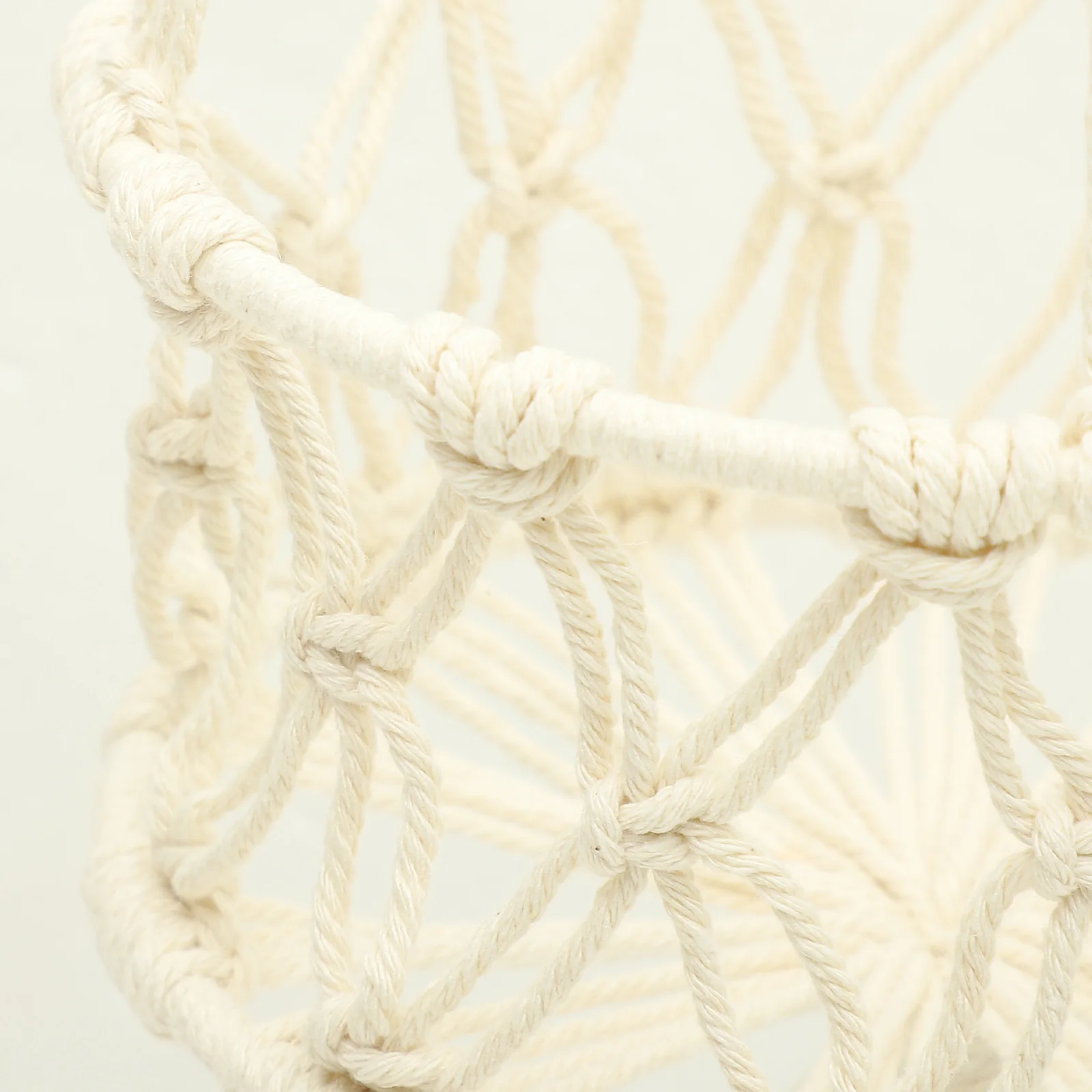 

Wall-mounted Cotton Rope Storage Basket Vegetable Wooden Hanging Baskets Organizing
