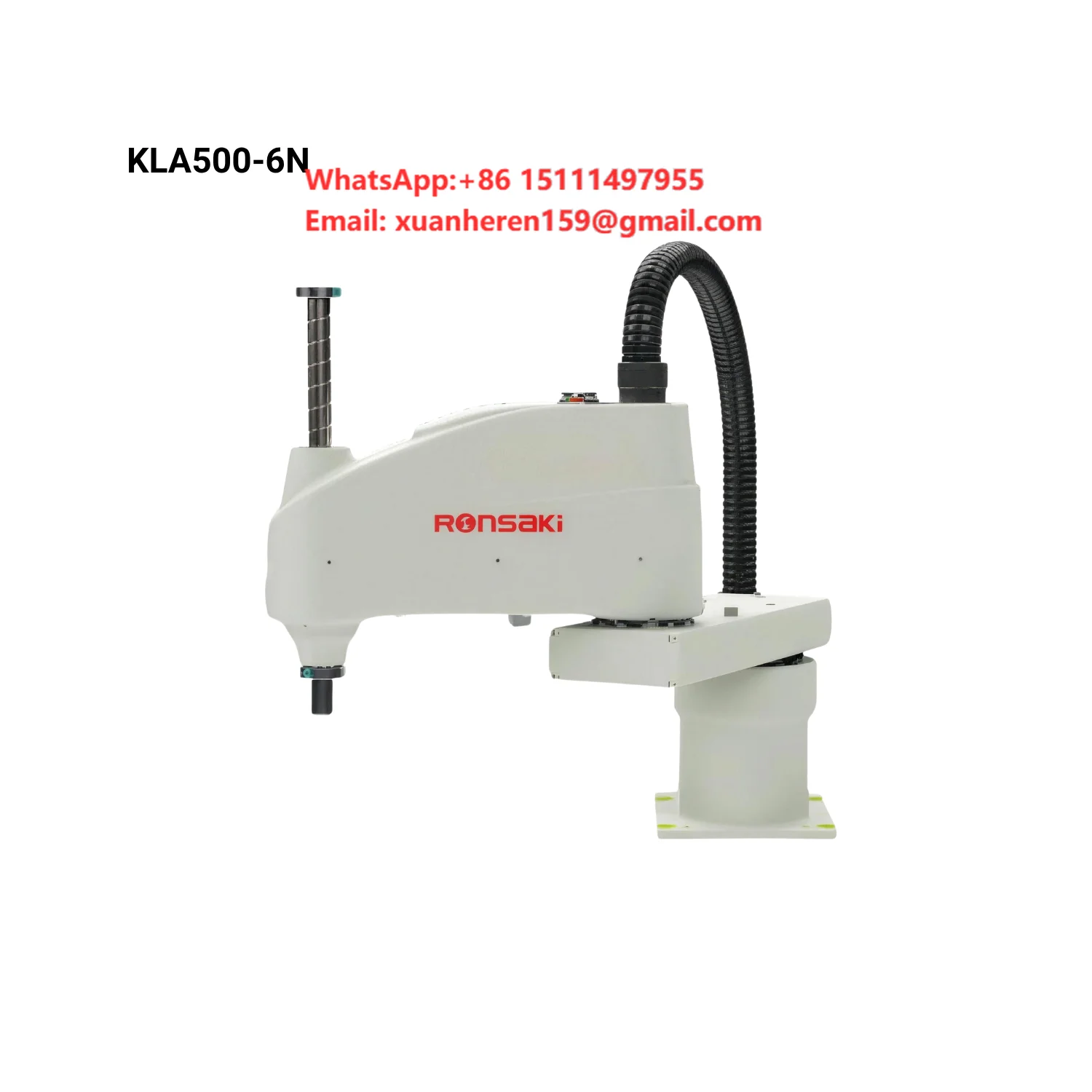 6kg High-Speed SCARA Robot Arm 500mm Reach 4-Axis for Assembly and Inspection for Automated Production Line KLA500-6N