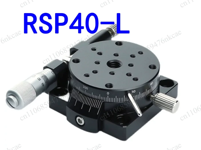 R-axis Rotary Sliding Table Manual Adjustment Of Displacement Platform 360º Fine Adjustment Of Angle Indexing Plate RS40 RS60