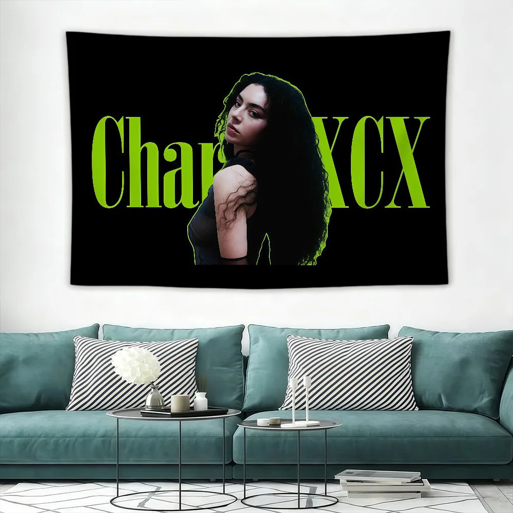 Singer C-Charli X-XCX-X flag Party Club Outdoor Interior Wall Decoration Banner Fans Gift Print Decor flag